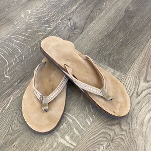 Rainbow Sandals  Swarovski Crystal Strap size 9.5-10.5